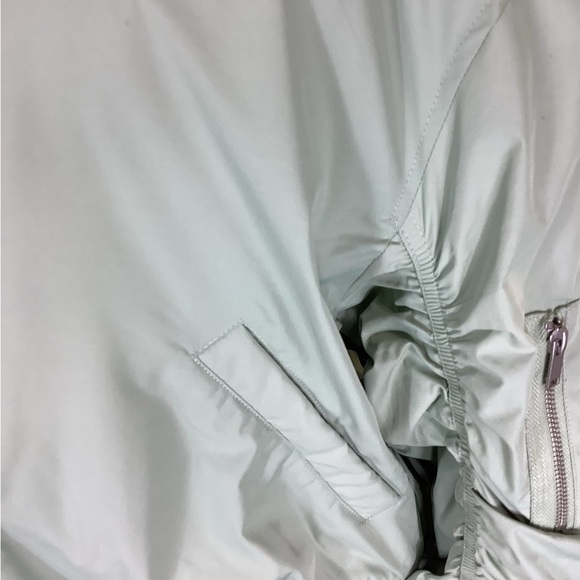 Urban Outfitters BDG Charlie Barrel Sleeve Sage Green Bomber Jacket L NWT - Picture 9 of 15